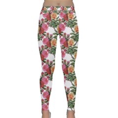 Flowers Pattern Classic Yoga Leggings by goljakoff