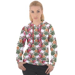 Flowers Pattern Women s Overhead Hoodie by goljakoff