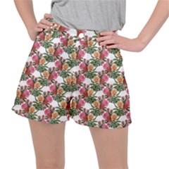 Flowers Pattern Ripstop Shorts by goljakoff