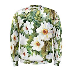 White Flowers Men s Sweatshirt by goljakoff