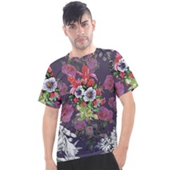 Purple Flowers Men s Sport Top by goljakoff