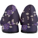 Purple flowers Women s Block Heels  View4