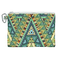 Native Ornament Canvas Cosmetic Bag (xl) by goljakoff