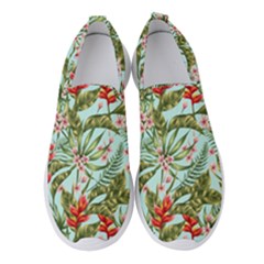 Tropical Flowers Women s Slip On Sneakers by goljakoff