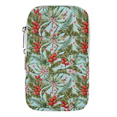 Tropical Flowers Waist Pouch (large) by goljakoff