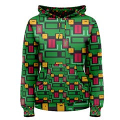 Rectangles On A Green Background                                                    Men s Pullover Hoodie by LalyLauraFLM