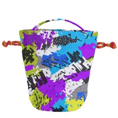 Shaky Shapes                                                          Drawstring Bucket Bag by LalyLauraFLM