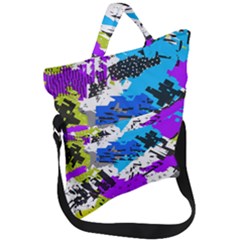 Shaky Shapes                                                          Fold Over Handle Tote Bag by LalyLauraFLM