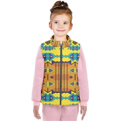 Tribal Pattern                                                         Kid s Puffer Vest by LalyLauraFLM
