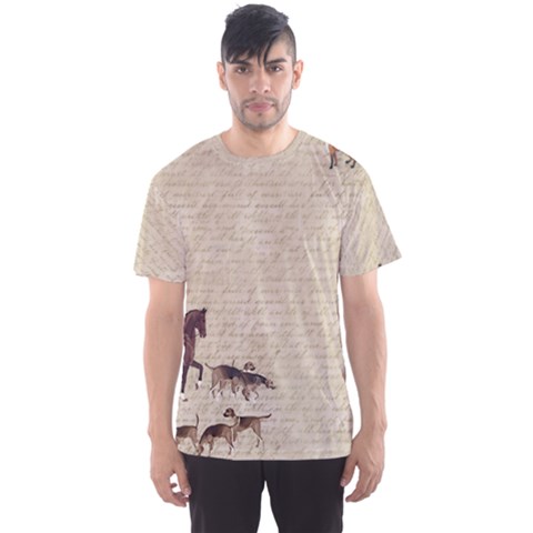 Foxhunt Horse And Hound Men s Sport Mesh Tee by Abe731