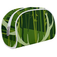 Forest Deer Tree Green Nature Makeup Case (medium)