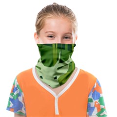 Forest Deer Tree Green Nature Face Covering Bandana (kids) by HermanTelo