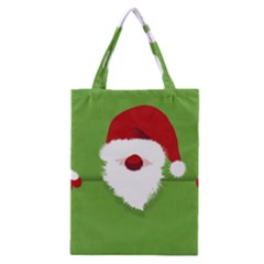 Santa Claus Hat Christmas Classic Tote Bag