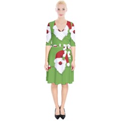 Santa Claus Hat Christmas Wrap Up Cocktail Dress