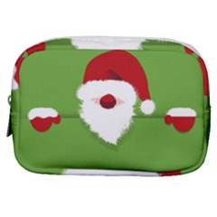 Santa Claus Hat Christmas Make Up Pouch (small)