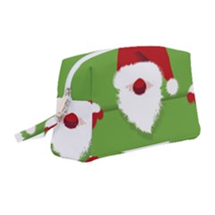 Santa Claus Hat Christmas Wristlet Pouch Bag (medium)
