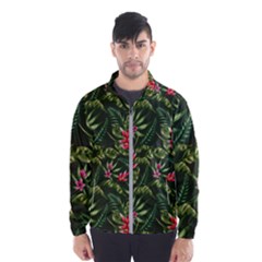 Tropical Flowers Men s Windbreaker by goljakoff