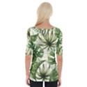 Green leaves Wide Neckline Tee View2