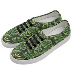 Green Leaves Women s Classic Low Top Sneakers by goljakoff