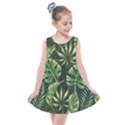 Green leaves Kids  Summer Dress View1