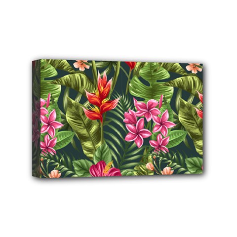 Tropical Flowers Mini Canvas 6  X 4  (stretched) by goljakoff