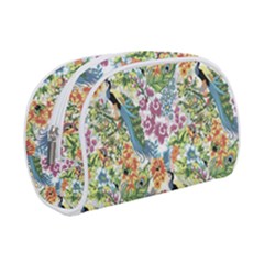 Peacock Pattern Makeup Case (small) by goljakoff