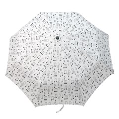 Music Notes Wallpaper Folding Umbrellas