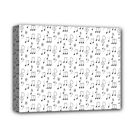 Music Notes Wallpaper Deluxe Canvas 14  X 11  (stretched)