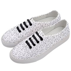 Music Notes Wallpaper Women s Classic Low Top Sneakers by Mariart