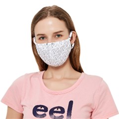Music Notes Wallpaper Crease Cloth Face Mask (adult)