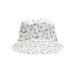 Music Notes Wallpaper Inside Out Bucket Hat (kids)