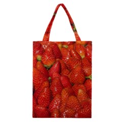 Colorful Strawberries At Market Display 1 Classic Tote Bag by dflcprintsclothing