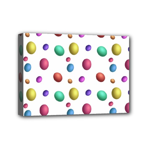 Egg Easter Texture Colorful Mini Canvas 7  X 5  (stretched)