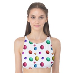 Egg Easter Texture Colorful Tank Bikini Top
