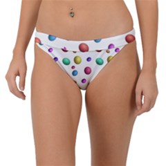 Egg Easter Texture Colorful Band Bikini Bottom