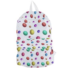 Egg Easter Texture Colorful Foldable Lightweight Backpack