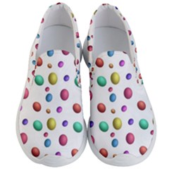 Egg Easter Texture Colorful Men s Lightweight Slip Ons