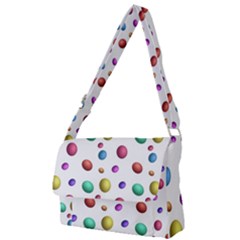 Egg Easter Texture Colorful Full Print Messenger Bag (s)