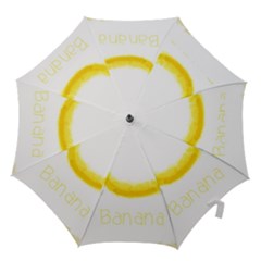 Banana Fruit Watercolor Painted Hook Handle Umbrellas (small)