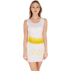 Banana Fruit Watercolor Painted Bodycon Dress by Mariart