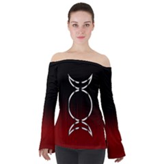 Tri Goddess Shoulder Long Sleeve Top by GhostGear