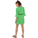 Algae Green - Criss Cross Mini Dress View2