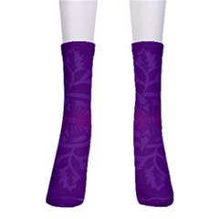 Cloister Advent Purple Men s Crew Socks