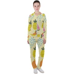 Fruit Casual Jacket And Pants Set