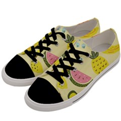 Fruit Men s Low Top Canvas Sneakers by HermanTelo