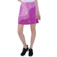 Online Woman Beauty Purple Tennis Skirt by Mariart