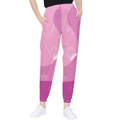 Online Woman Beauty Purple Tapered Pants