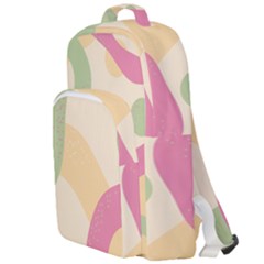 Line Pattern Dot Double Compartment Backpack by Alisyart