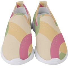 Line Pattern Dot Kids  Slip On Sneakers