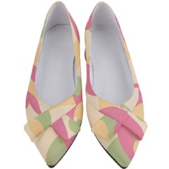 Line Pattern Dot Women s Bow Heels